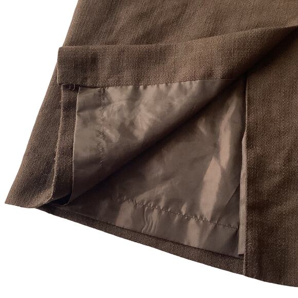 Wool Blend Pencil Skirt - Picture 4 of 5